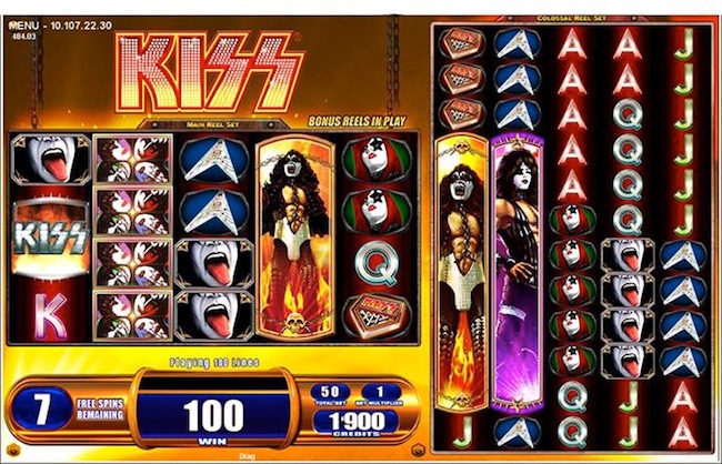 Kiss(tm) online slot