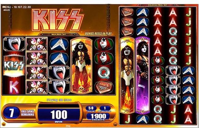 Kiss(tm) online slot